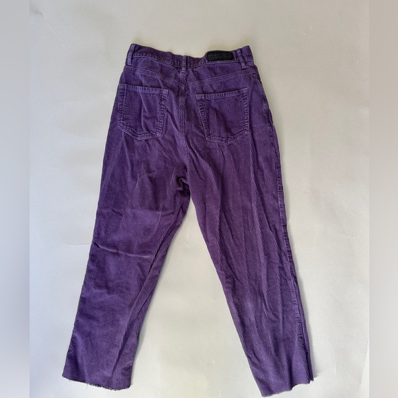 PACSUN Purple Corduroy High Waisted Straight Leg Jeans - Picture 4 of 6